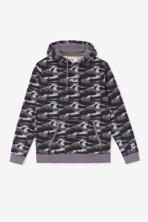 Mikina Fila Seneca S Kapucí Bouřka Camo