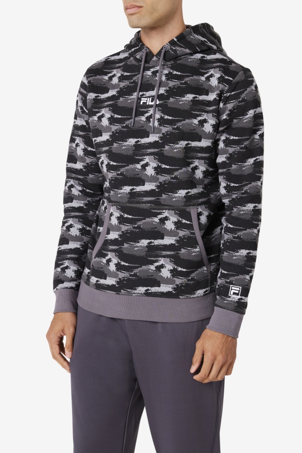 Mikina Fila Seneca S Kapucí Bouřka Camo