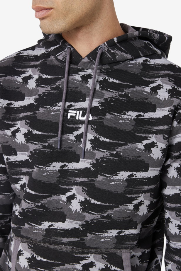 Mikina Fila Seneca S Kapucí Bouřka Camo
