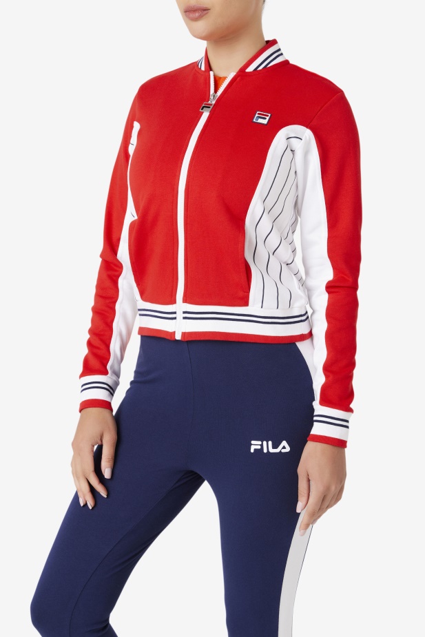 Bunda Fila červená/bílá/námořnická Sedmdesát Ii