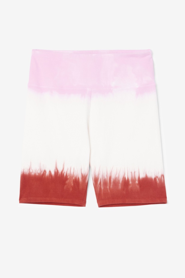 Taima Tie Dye Bike Short Fila Piruette/white/earth Red