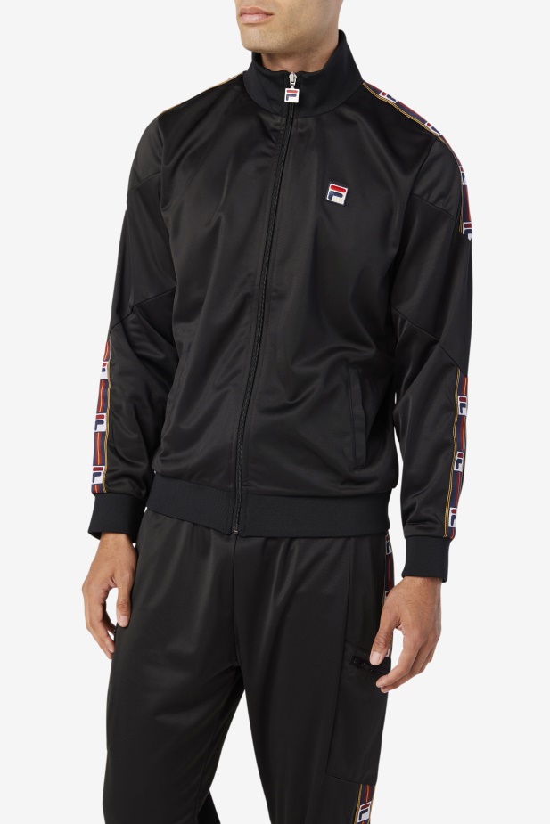 Black Carson Track Bunda Fila