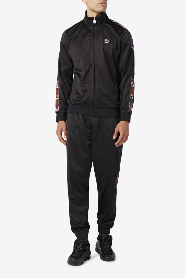 Black Carson Track Bunda Fila