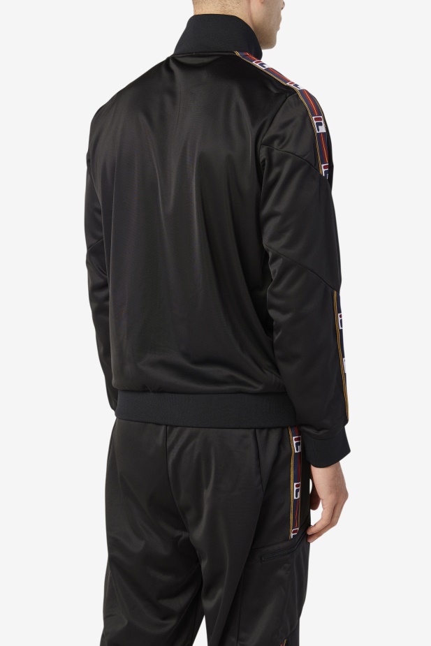 Black Carson Track Bunda Fila