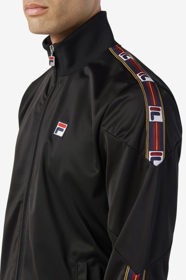 Black Carson Track Bunda Fila