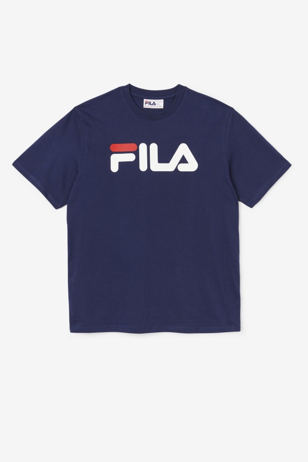 Fila Pánské Tričko Orel Peacoat/bílá/čínská červená