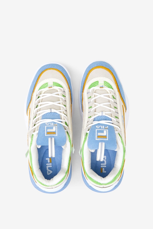 Bílá/soumrak Modrá/jasmínově Zelená Fila Dámský Disruptor 2 Zk