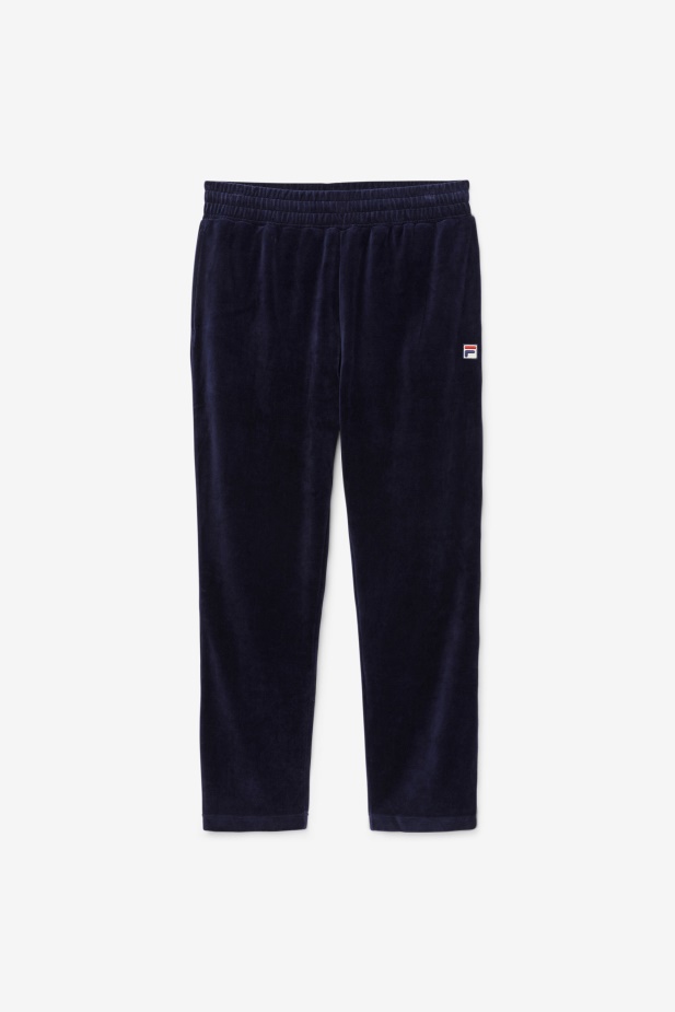 O-fit Velurové Kalhoty Fila Navy/gardenia/červená