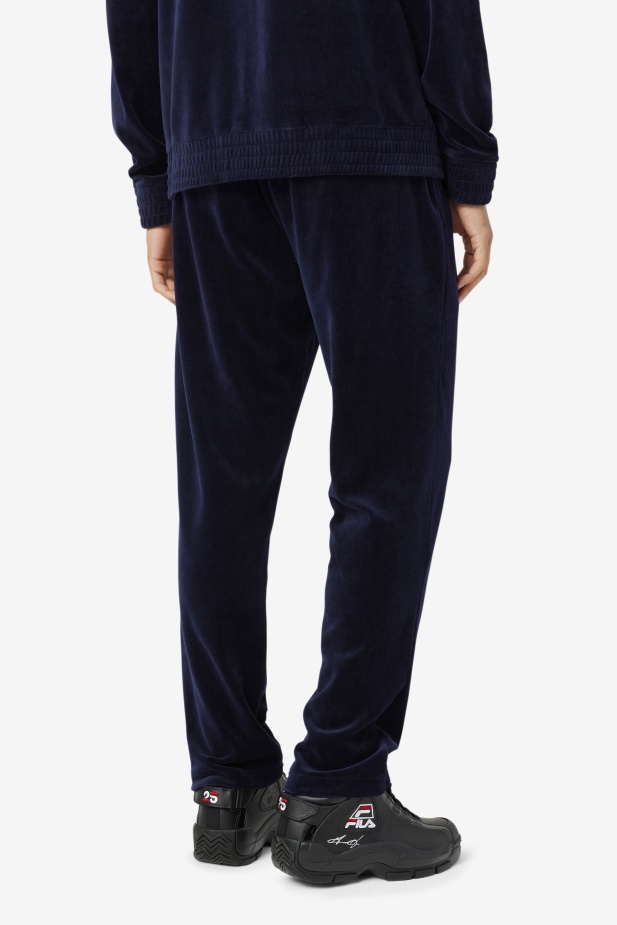 O-fit Velurové Kalhoty Fila Navy/gardenia/červená