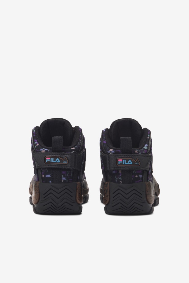 Fila Malý Dětský Grant Hill 2 Venkovní černá/borová šiška/fialová