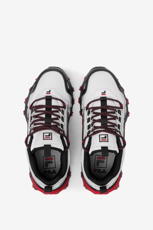 Fila Little Kids\' Oakmont Tr Metalická Stříbrná/černá/červená