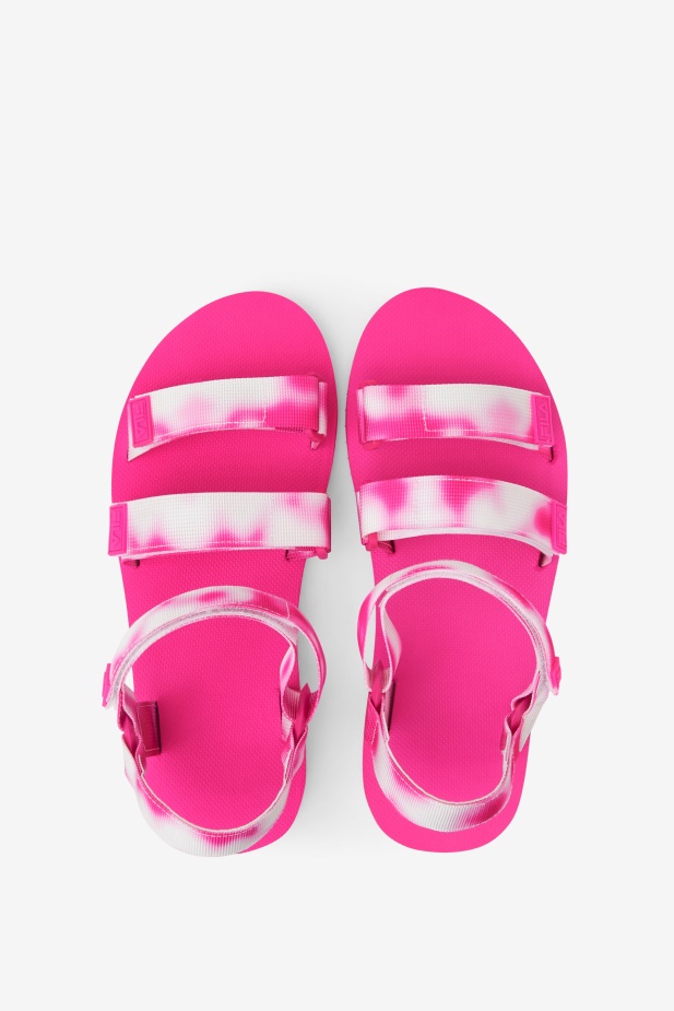 Multi/růžová Glo/bílá Fila Dámská Drifter Ts Barva Na Kravatu