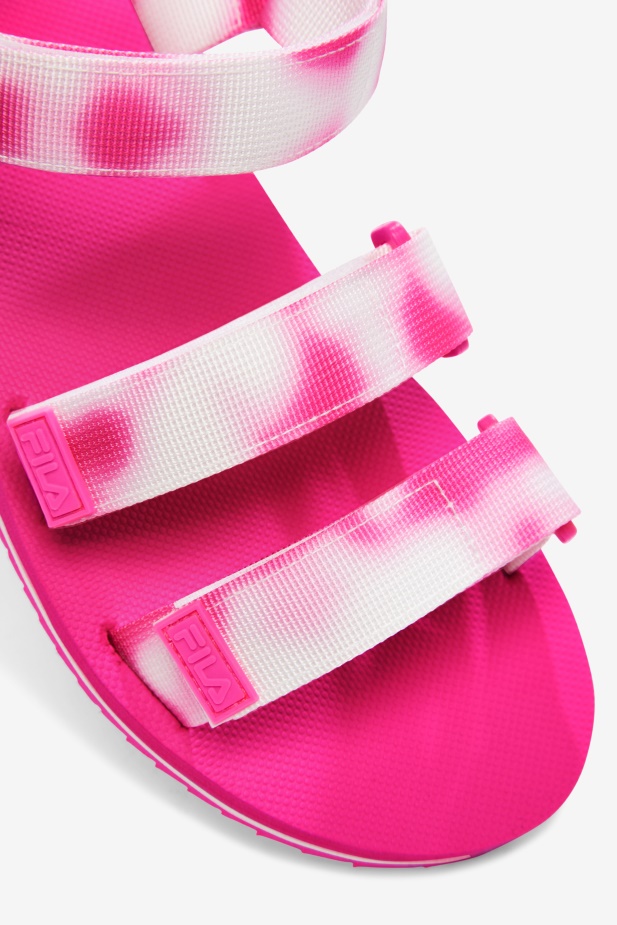 Multi/růžová Glo/bílá Fila Dámská Drifter Ts Barva Na Kravatu