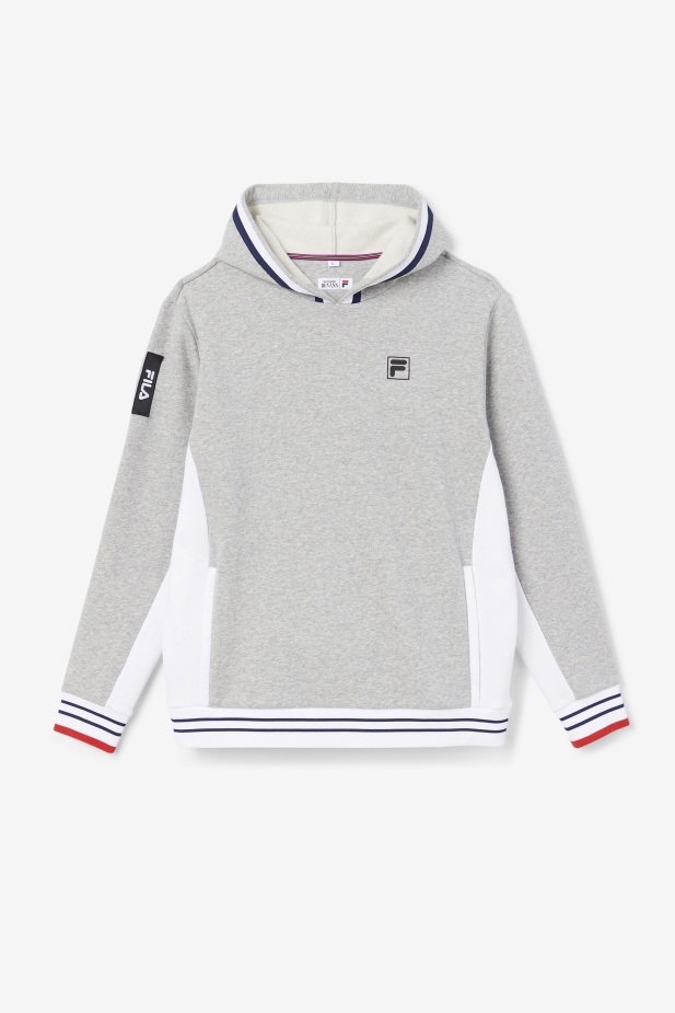 Mikina S Kapucí Fila Bevans Park Heather Grey