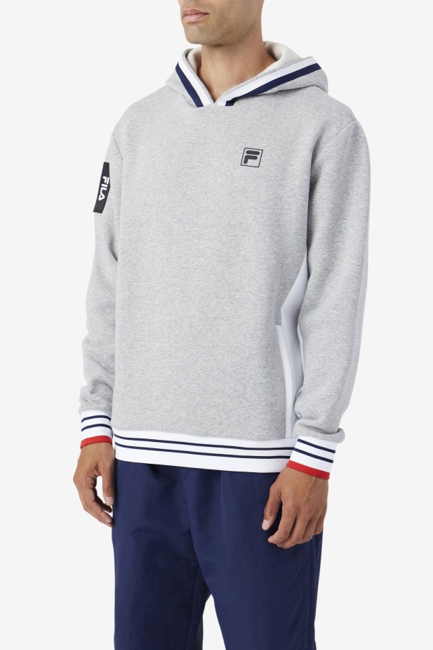 Mikina S Kapucí Fila Bevans Park Heather Grey