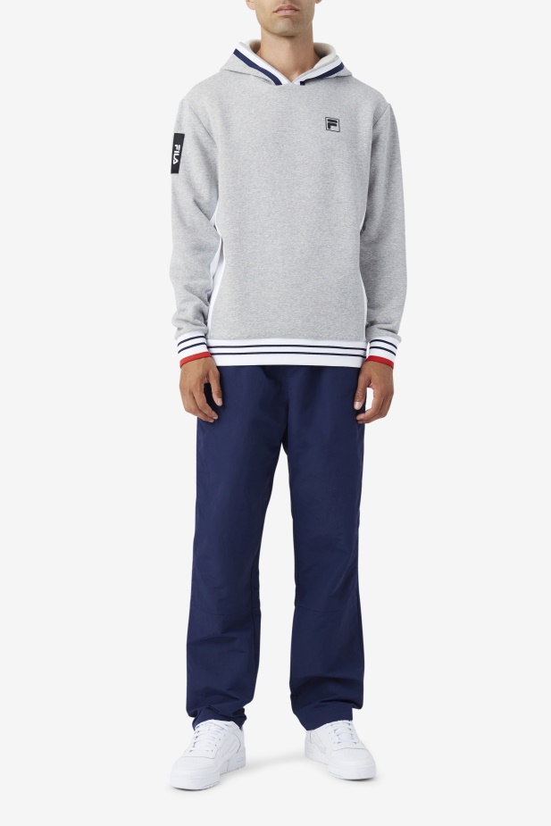 Mikina S Kapucí Fila Bevans Park Heather Grey