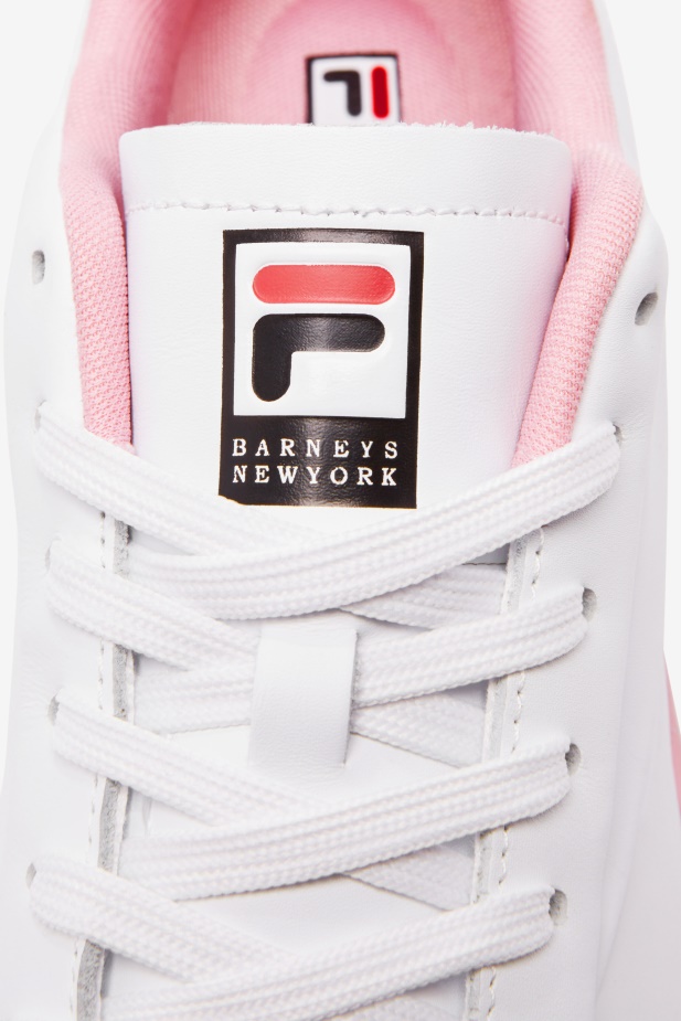 Bílá/coral Blush/black Dámské Originál Tenis Lux X Barneys Fila