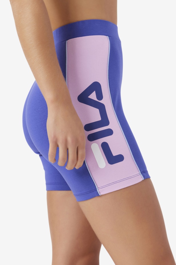 Modrá/orchidej/modrá/bílá Davina Bike Short Fila