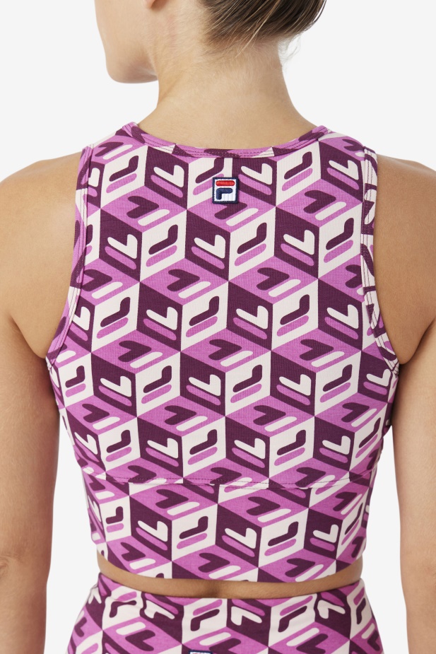 červené/potpourri/hroznové Víno Emmaline Tank Fila