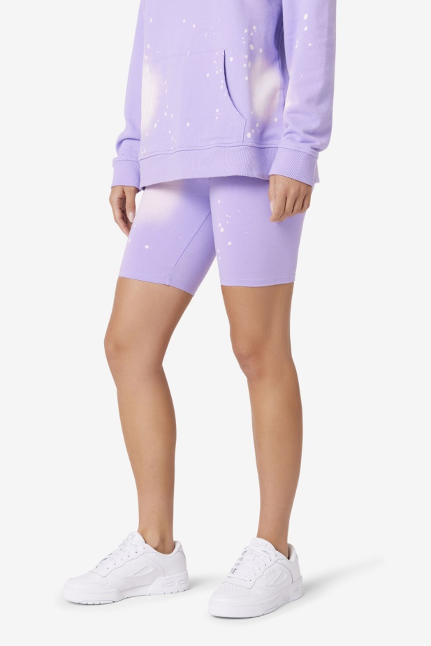 Fila Taima Barva Na Kravatu Kolo Short Viola Tie Dye