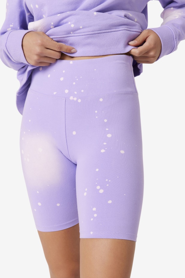 Fila Taima Barva Na Kravatu Kolo Short Viola Tie Dye