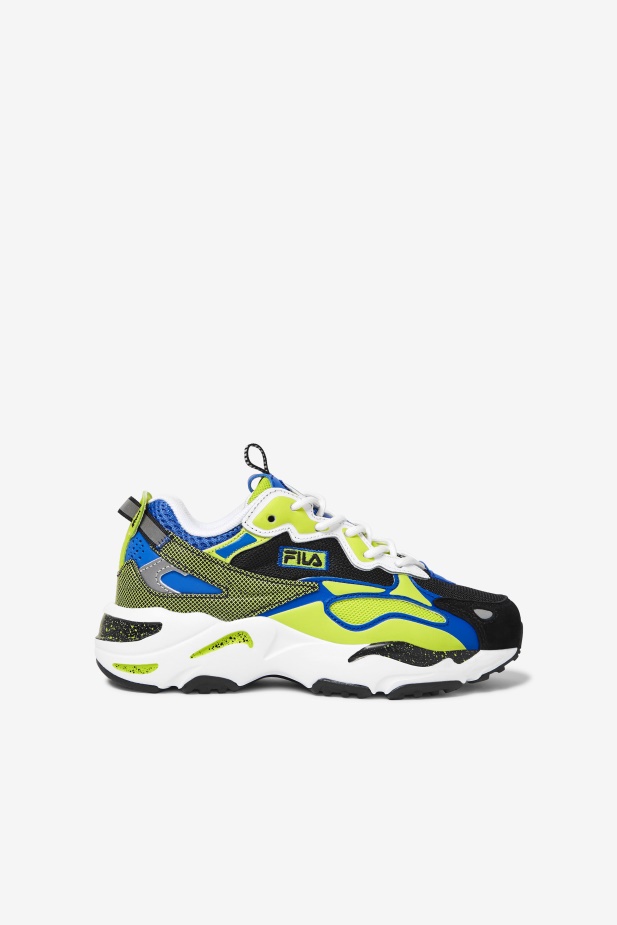 Fila Velký Dětský Ray Tracer Apex White/black/lime Punch