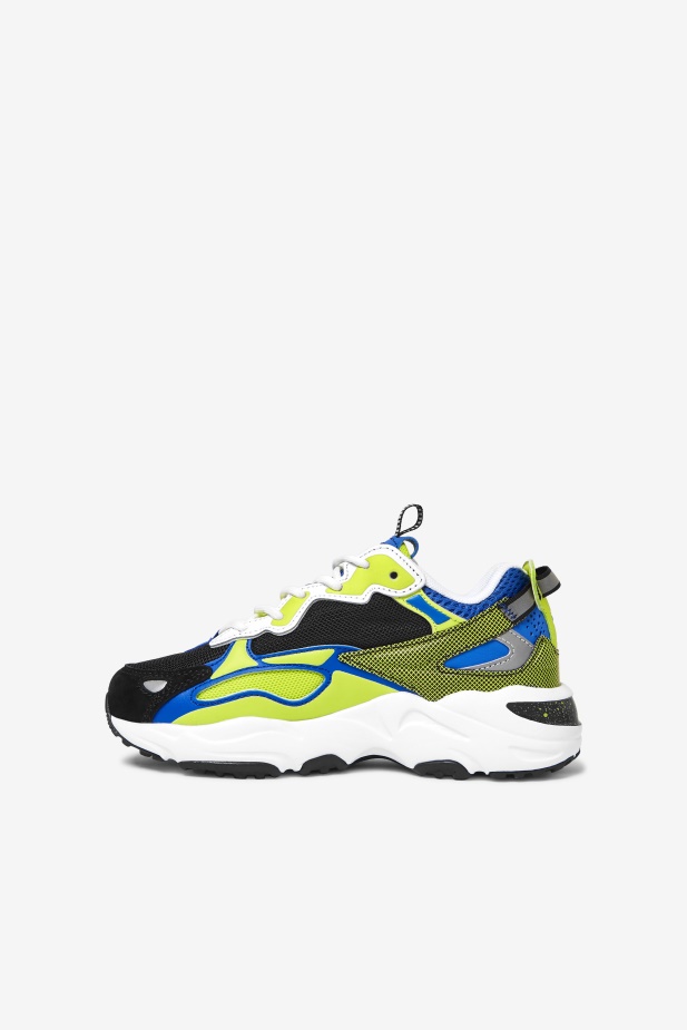 Fila Velký Dětský Ray Tracer Apex White/black/lime Punch