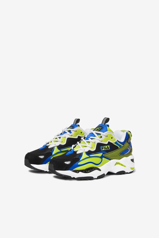 Fila Velký Dětský Ray Tracer Apex White/black/lime Punch