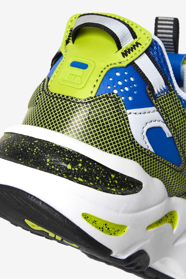 Fila Velký Dětský Ray Tracer Apex White/black/lime Punch
