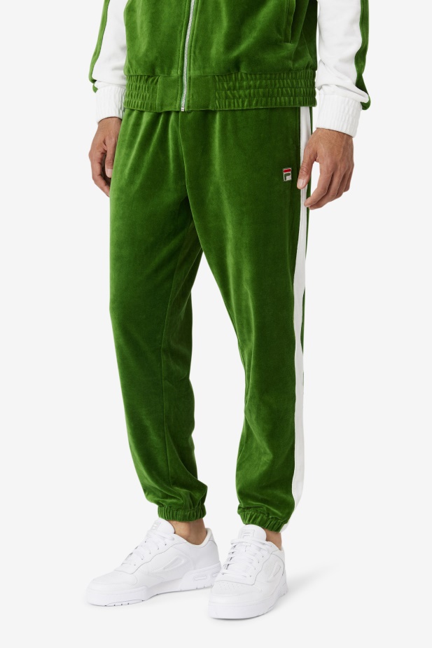 Fila Formální Zahradní/bílé/červené Brice Velurové Kalhoty