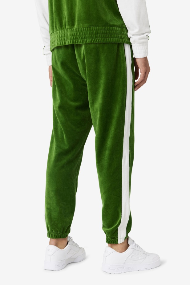 Fila Formální Zahradní/bílé/červené Brice Velurové Kalhoty