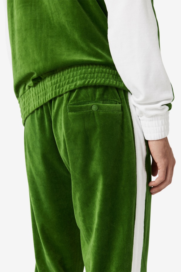 Fila Formální Zahradní/bílé/červené Brice Velurové Kalhoty
