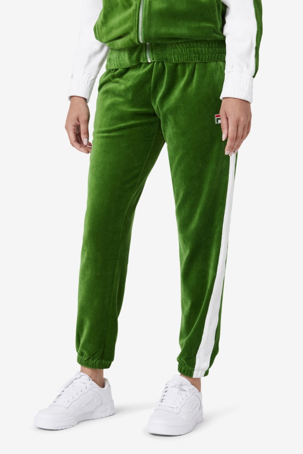 Fila Formální Zahradní/bílé/červené Brice Velurové Kalhoty