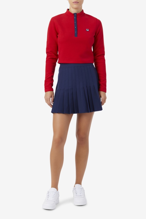 Fila červený Josie Top Na Zip