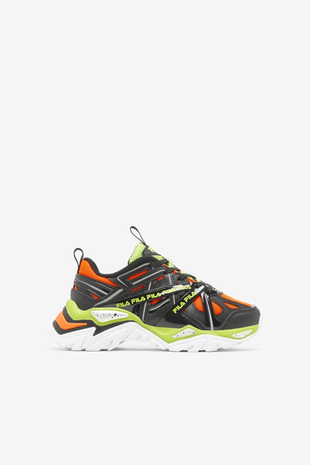 Velký Dětský Elektrove 2 Fila Black/red Orange/lime Punch