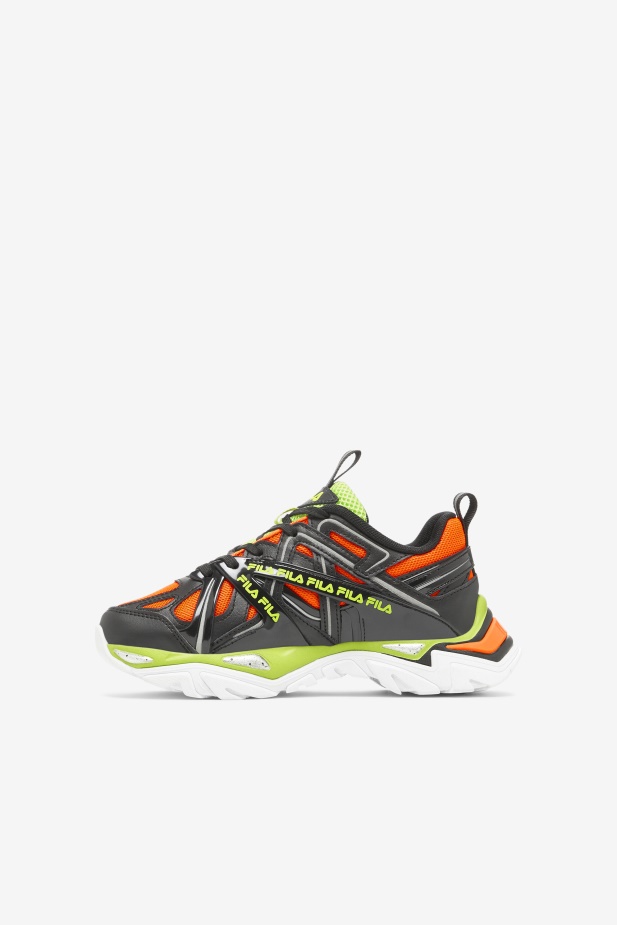 Velký Dětský Elektrove 2 Fila Black/red Orange/lime Punch