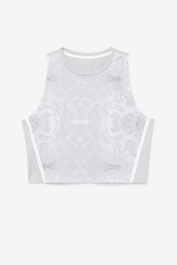 Fila Uplift Athletic Crop Top Highrise/bílá