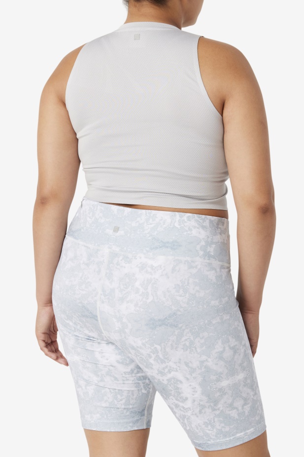 Fila Uplift Athletic Crop Top Highrise/bílá