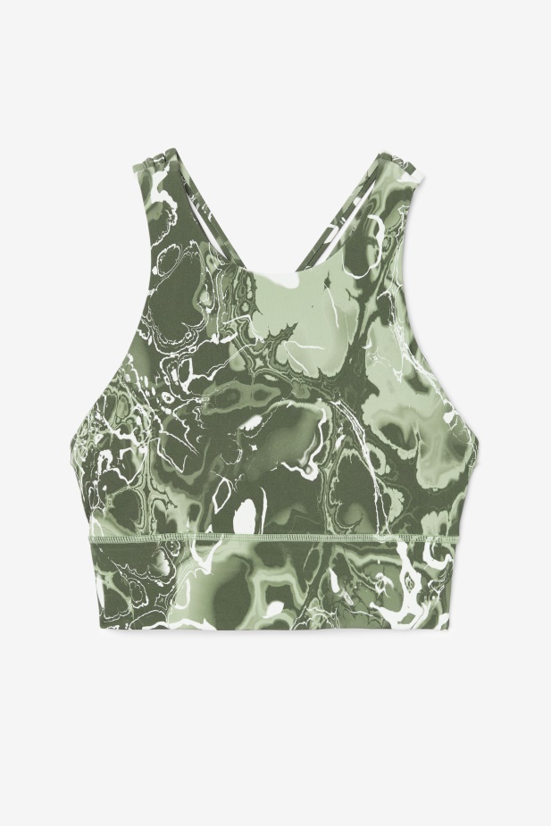 Sportovní Podprsenka S Vysokým Výstřihem Fila Basil Marble