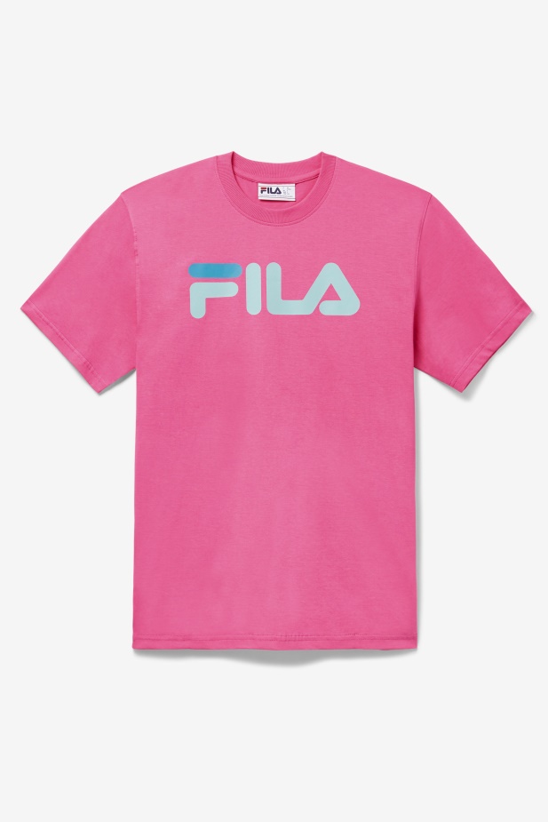 Pánské Triko Fila Karmínová Růže Orel