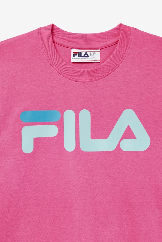 Pánské Triko Fila Karmínová Růže Orel
