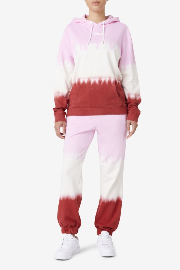 Pirueta Fila/bílá/země červená Raleigh Kravata Dye Jogger