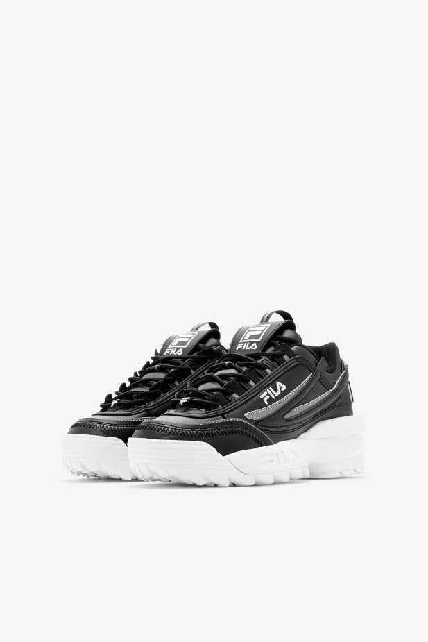 černobílý Velký Dětský Disruptor 2 Exp Fila