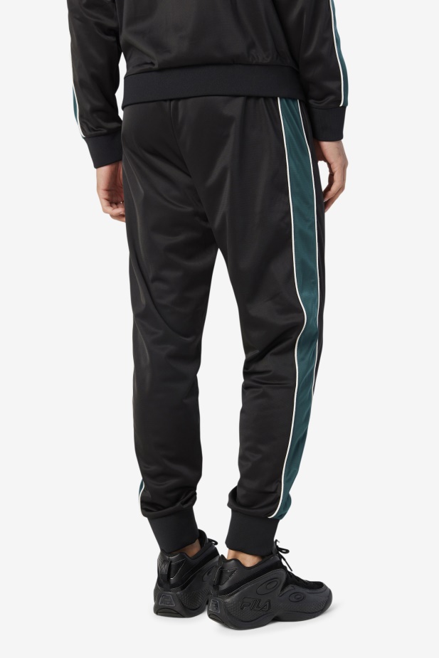 černá/červnová Chyba/bílá Elijah Track Pant Fila