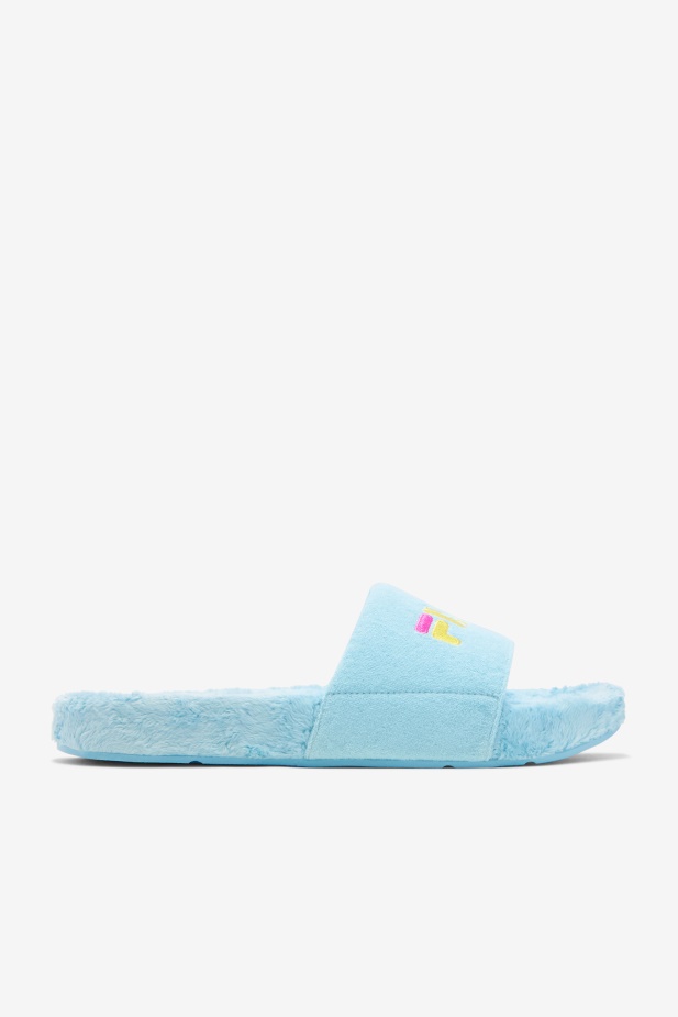 Petit Four/fialová/žlutá Froté Drifter Slide Fila