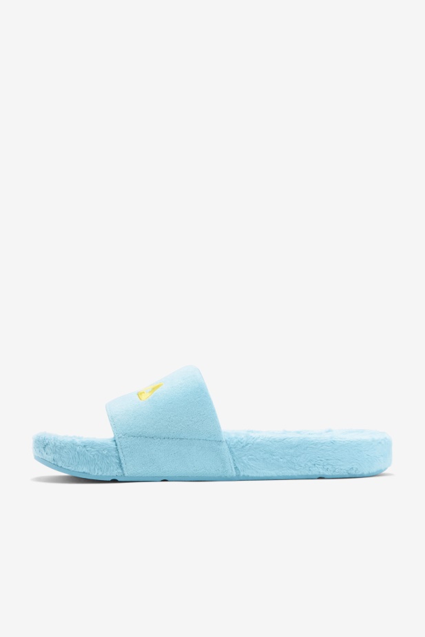 Petit Four/fialová/žlutá Froté Drifter Slide Fila