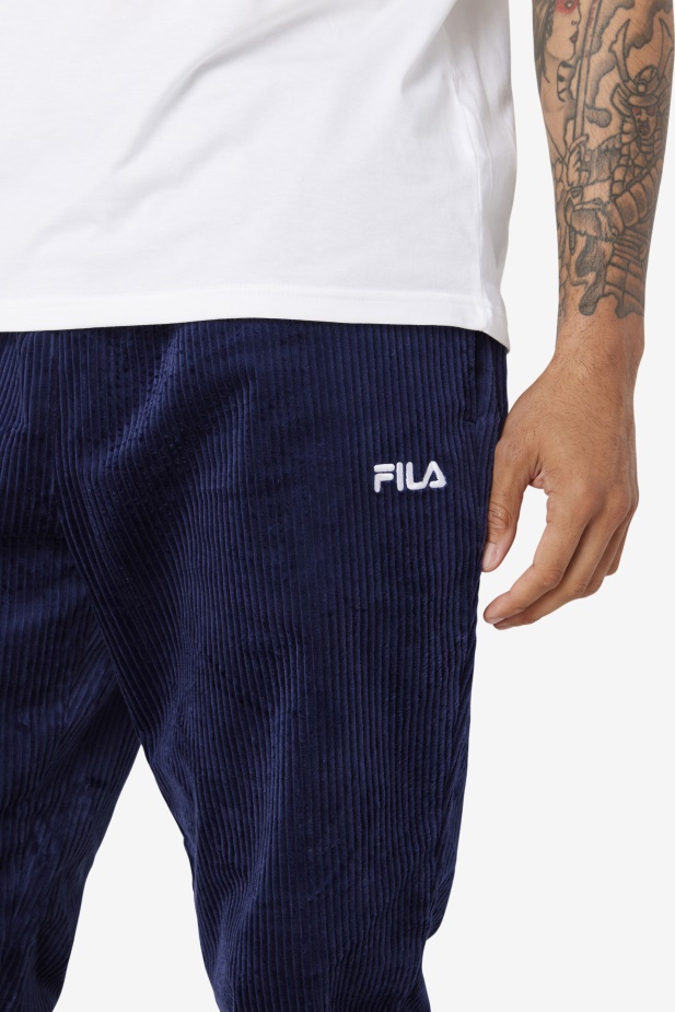 Fila Unnat Cord Joggers Peacoat