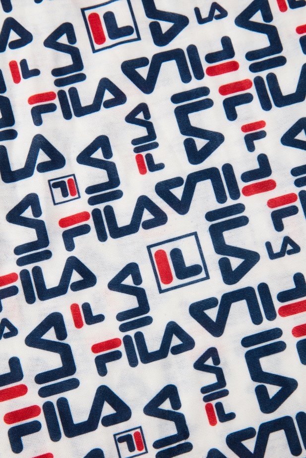 Fila Bílá Multi Opakující Se Logo Gaitor