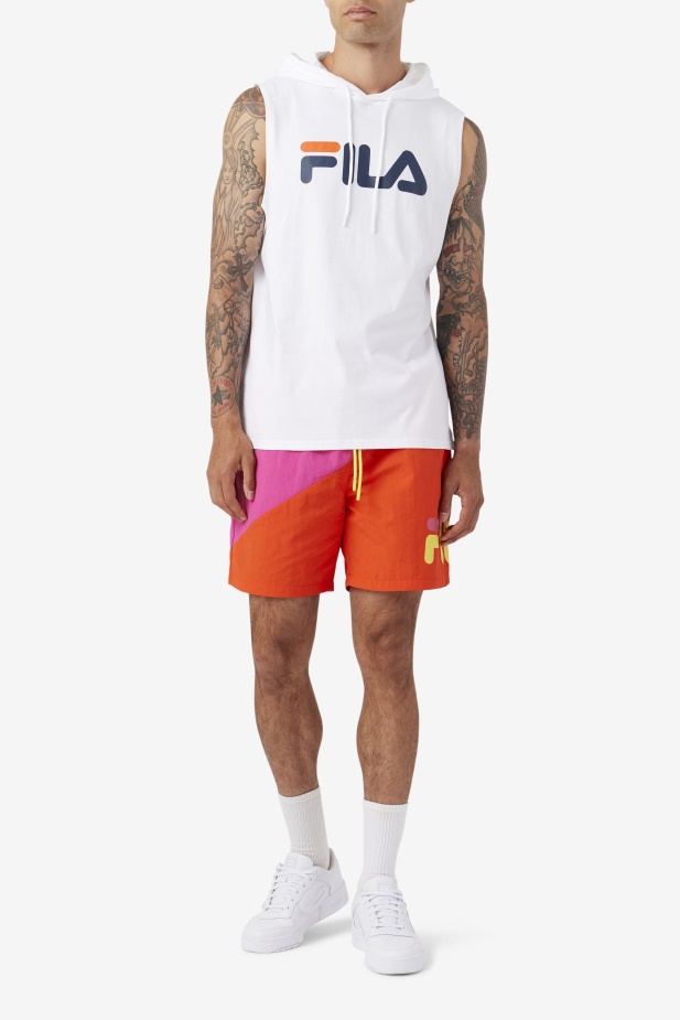 Ama Plavat Short Fialová/třešňové Rajče/žlutá Fila