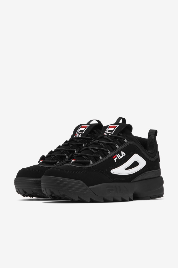 Dětský Disruptor 2 černá/bílá/červená Fila